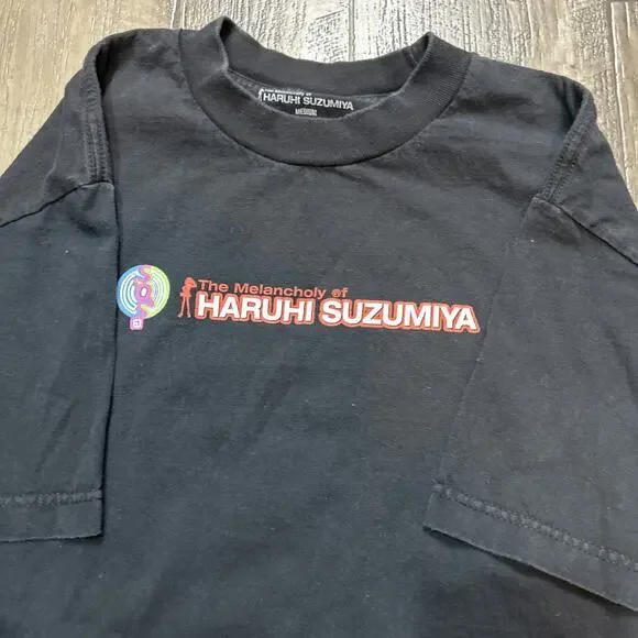Vintage Anime T-Shirt The Melancholy Of Haruhi Suzumiya Sz M RARE 2006 USA Made